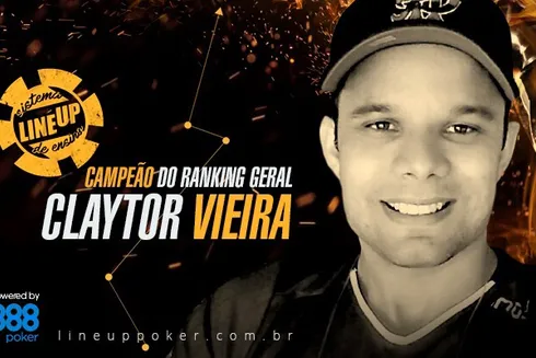 Claytor Vieira, campeão do 1º curso do Sistema LineUP de Ensino
