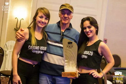 Julio Palma, campeão da 4ª etapa Cataratas Poker Tour
