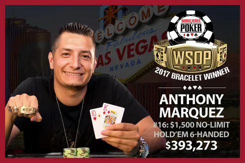 Anthony Marquez – Campeão Evento #16 – WSOP 2017
