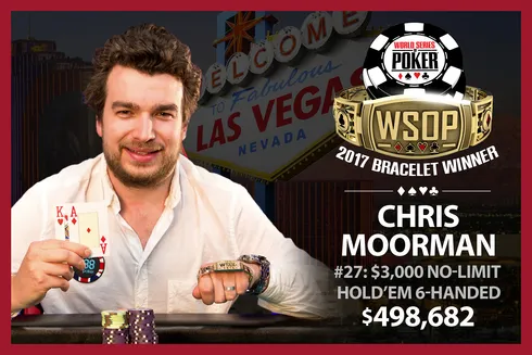 Chris Moorman – Campeão Evento #27 – WSOP 2017
