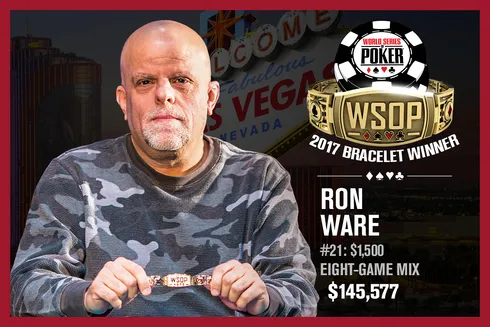 Ron Ware – Campeão Evento #21 – WSOP 2017
