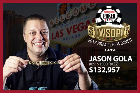 Após heads up de seis horas, Jason Gola ganha o Evento #69 da WSOP