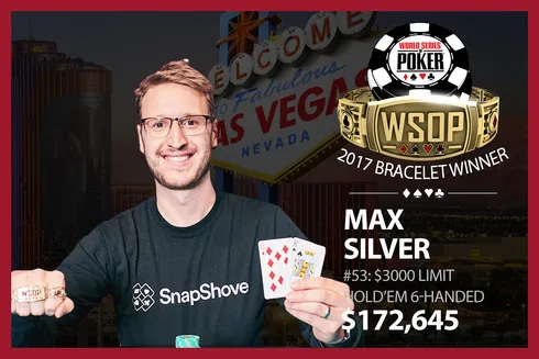 Britânico Max Silver ganha seu primeiro bracelete no Evento #53 da WSOP