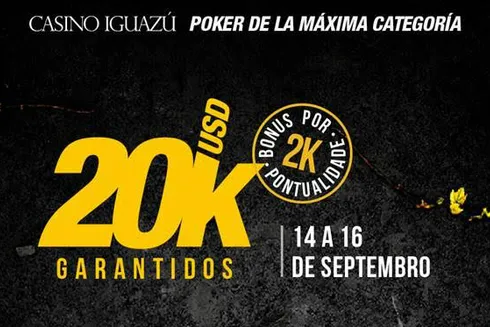 20K Garantidos do Casino Iguazú
