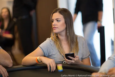 Gabriela Belisario – BSOP100 Foz do Iguaçu (Crédito: Carlos Monti)
