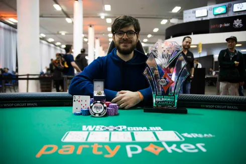 Thiago Crema – Campeão High Roller – WSOP Brazil
