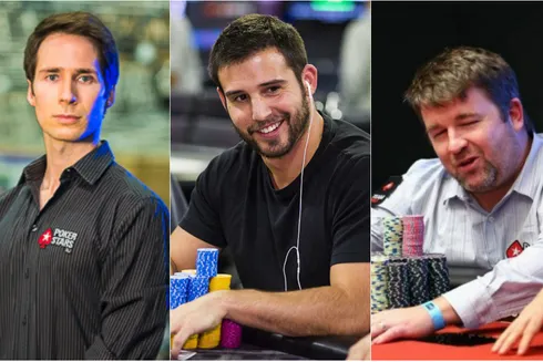 Jeff Gross, Darren Elias e Chris Moneymaker
