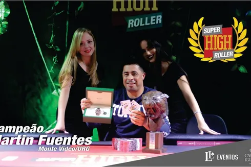 Martin Fuentes – Campeão Super High Roller Casino Iguazú 
