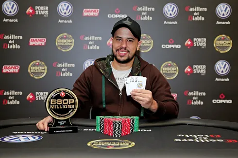 João Pedro Lopes vira heads-up contra Ramon Sorgatto e crava o Omaha Turbo Knockout do BSOP Millions