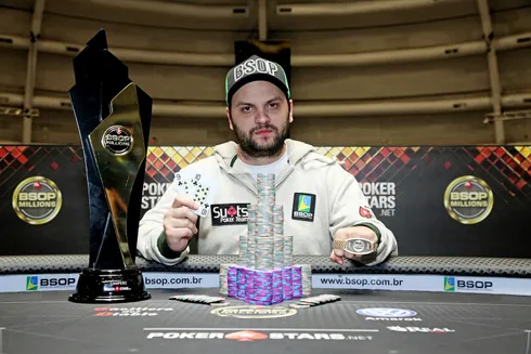 Saulo Sabioni – Campeão Main Event – BSOP Millions
