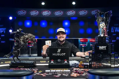 Dennis Blieden campeão do Main Event do WPT L.A. Poker Classic (foto: cortesia WPT)
