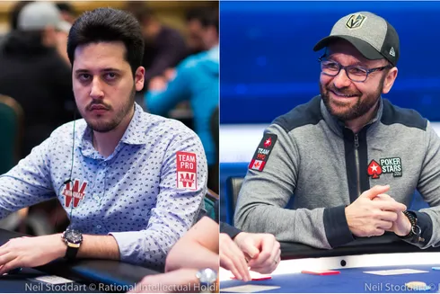 Adrian Mateos e Daniel Negreanu
