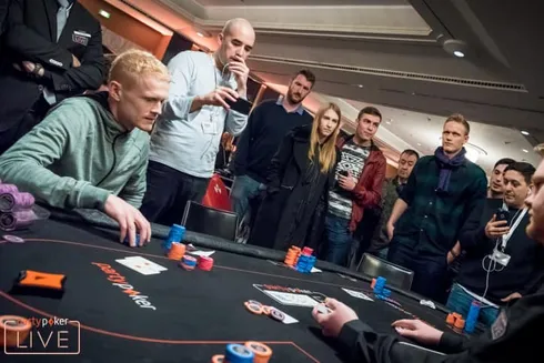 Estouro da bolha do Main Event do partypoker Millions Grand Final Barcelona
