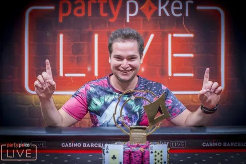 Matan Bakrat campeão do torneio Warm-Up do partypoker Millions Grand Final Barcelona
