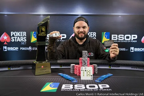 Saulo Sabioni campeão do Main Event do BSOP Natal
