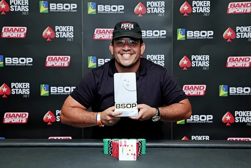 Gustavo Vascão campeão do Last Chance DeepStack do BSOP Natal
