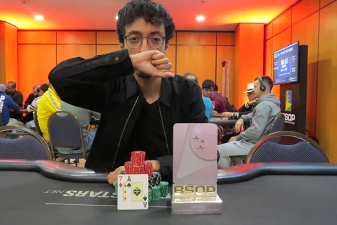 Marcos Sketch campeão do Turbo Knockout do BSOP Natal
