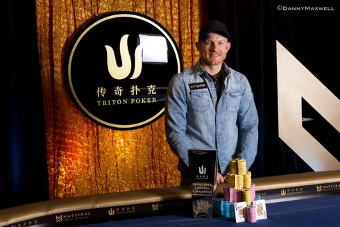 Jason Koon campeão do Short Deck Only-Ante do Triton SHR Series (foto: Triton Poker)
