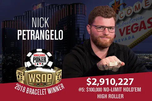 Nick Petrangelo – Campeão Evento #5 – WSOP 2018
