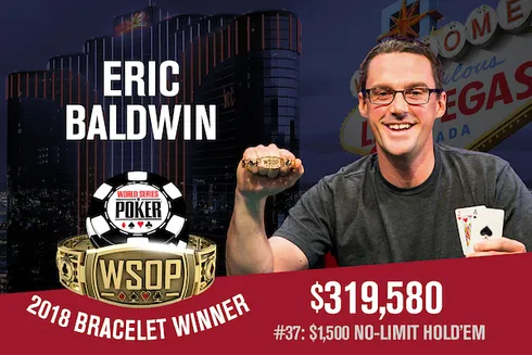 Eric Baldwin campeão do Evento #37 da WSOP
