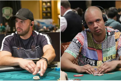 Michael Mizrachi e Phil Ivey
