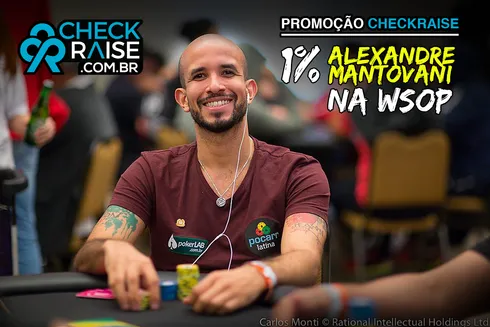 Promoção Checkraise: 1% de Alexandre Montovani no Monster Stack
