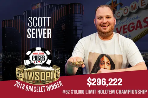 Scott Seiver campeão do Limit Hold'em Championship da WSOP
