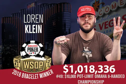 Loren Klein – Campeão Evento #49 – WSOP 2018
