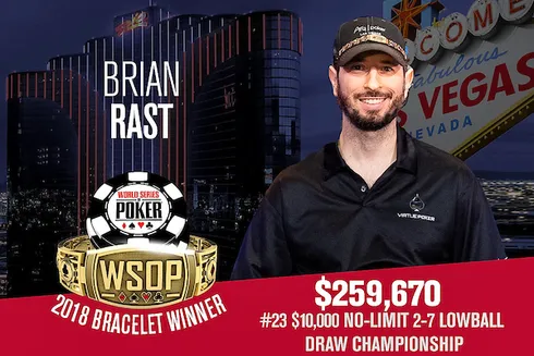 Na despedida de Doyle Brunson, Brian Rast conquista seu quarto bracelete da WSOP