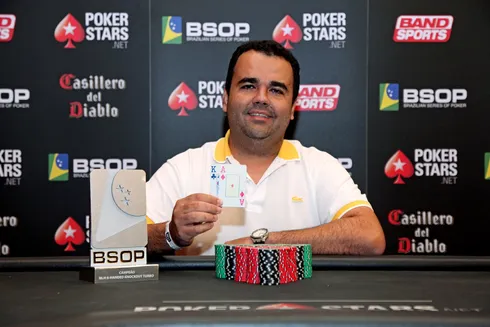 Marcos Barbosa campeão do 6-handed Turbo Knockout do BSOP São Paulo
