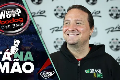 Tá na mão: Bruno Foster admite erro em jogada no Main Event e folda no river