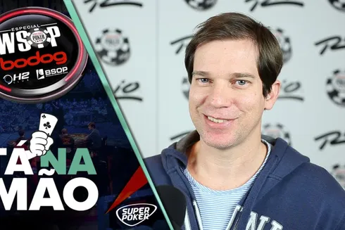 Tá na mão: Carlos Mavca faz straight flush nos primeiros níveis do Main Event da WSOP