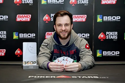 Francisco Baruffi – Campeão Pot Limit Omaha – BSOP Iguazu
