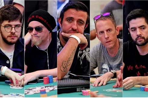 Thiago Crema, Rafael Caiaffa, André Akkari, Andres Korn e Thiago Decano – WSOP Brazil Rio
