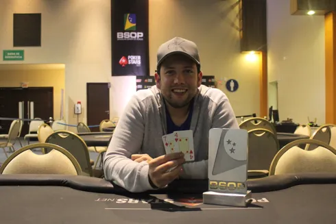 Pablo da Silva campeão do Turbo Knockout do BSOP Floripa
