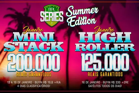 BPL Series apresenta Summer Edition com R$ 325.000 garantidos em dois eventos