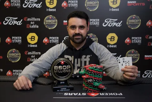 Bernardo Ferreira campeão do Turbo Knockout do BSOP Millions
