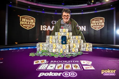 Isaac Haxton campeão do Super High Roller Bowl V (Foto: PokerCentral)
