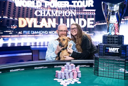 Dylan Linde, Alyssa e River – Campeão WPT Five Diamond 
