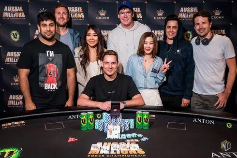 Toby Lewis campeão do AU$ 50.000 Challenge do Aussie Millions
