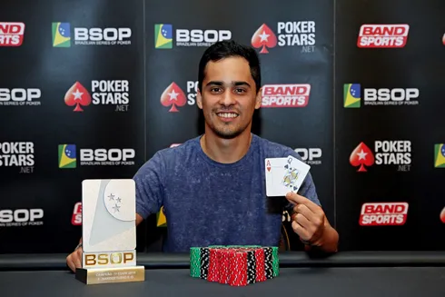 Andres Dos Santos – Campeão 6-Handed Knockout – BSOP Iguazu
