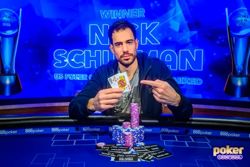 Nick Schulman campeão do Evento #8 do US Poker Open (Foto: PokerCentral)
