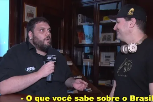 Vitão e Phil Hellmuth
