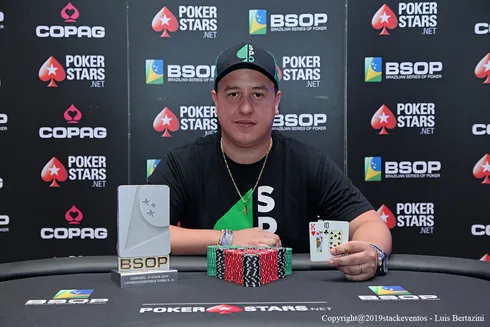 Bruno Sales – Campeão Short Deck – BSOP Salvador
