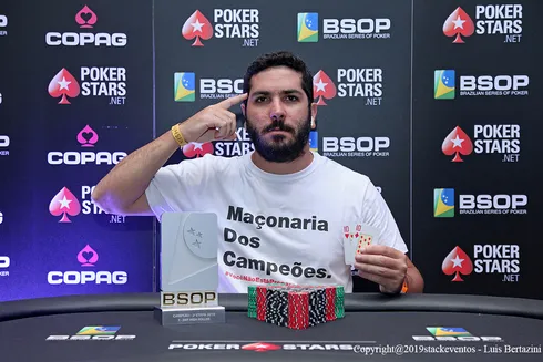 Luiz Cláudio Cunha – Campeão 1-Day High Roller – BSOP Salvador
