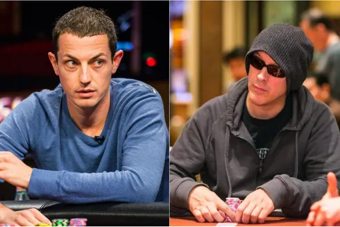 Tom Dwan e Phil Laak
