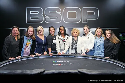 Mesa Final do Ladies Event do BSOP Rio Quente
