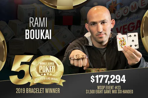 Rami Boukai campeão do Evento #23 da WSOP
