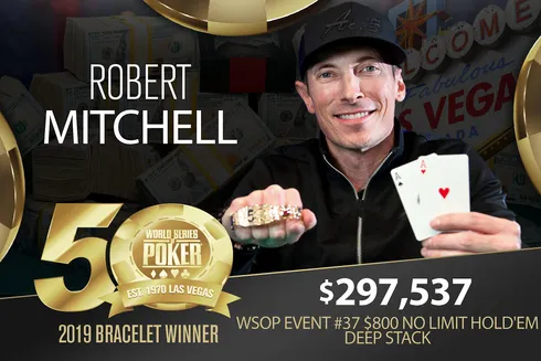 Robert Mitchell campeão do Evento #37 da WSOP
