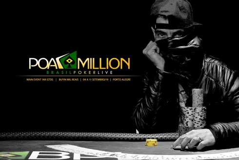 POA MILLION do Brasil Poker Live terá R$ 1 milhão garantido no Main Event